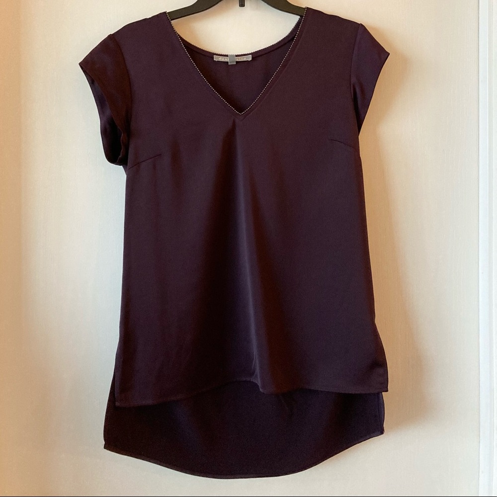 V-neck blouse